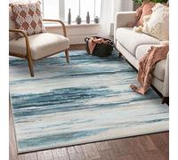 Cinknots Area Rugs Vintage Abstract Rug Home Modern Rugs Chic Ink Splash Soft Carpet Non-slip Carpets Area rug for Living room, Bedroom, Office and Indoor Decoration (Grey10, 120 x 160 cm)