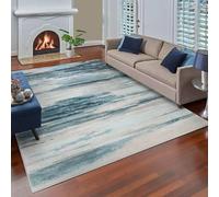 Cinknots Area Rugs Vintage Abstract Rug Home Modern Rugs Chic Ink Splash Soft Carpet Non-slip Carpets Area rug for Living room, Bedroom, Office and Indoor Decoration (Grey10, 200 x 300 cm)