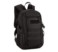 Cinmaul 12L Mini Military Tactical Backpack for Teenager Youth Small Molle Waterproof Daypack Bag for School Outdoor Hiking Walking Camping Trekking Black