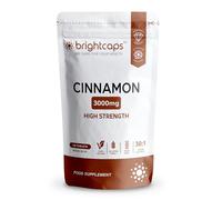 Cinnamon 3000mg 120 Tablets | Blood Sugar Control Weight Management | Anti-Inflammatory | Immune Health Support | Vegan | by Brightcaps