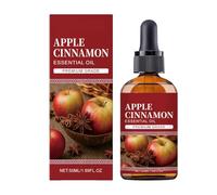 Cinnamon Apple Essential Oil,Multipurpose Apple Scent Fragrance Oil,Nourish & Moisturize Skin,Perfect for Soap Making,Candle Making,Bath Bombs,Diffusers and Skin & Hair Care Items,50ml