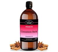 Cinnamon Bark Essential Oil - 100% Pure Therapeutic Grade Cinnamon Essential Oils for Diffuser, Humidifier, Aromatherapy, Skin, Hair Care & Relaxation - Cinnamon Oil Spicy, Sweet Scent - 1000ml