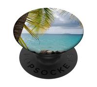 Cinnamon Bay Beach, St. John, U.S. Virgin Islands PopSockets Adhesive PopGrip