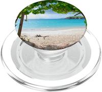 Cinnamon Bay Beach, St. John, U.S. Virgin Islands PopSockets PopGrip for MagSafe
