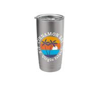 Cinnamon Bay Beach U.S. Virgin Islands Summer Vacation Stainless Steel Insulated Tumbler