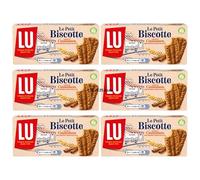 Cinnamon Biscuits Multipacks of 6 LU Le Petit Biscotte Crunchy Cinnamon and Brown Sugar Biscuits 200g Bundled by The Great British Kitchen
