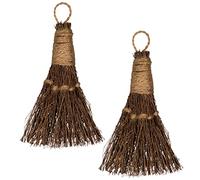 Cinnamon Broom 6" - Cinnamon Broomstick Scented 2 Pack -Mini Broom - Witches Broom Cinnamon Broomstick Decoration for Halloween - Cinnamon Broomstick - Mini Broomstick Scented Broom