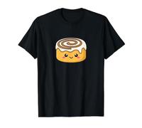 Cinnamon Bun Cute Value Graphic T-Shirt, Men, Black, S