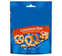 Cinnamon Bun Flavour Coated Pretzel Snacks 80g,Suitable for Vegetarians
