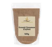 Cinnamon Ground (Ceylon) 500g by Villa Nostrum - Cinnamon Powder (True Cinnamon Ceylon), Ideal for Baking, Cooking, Rich Aroma