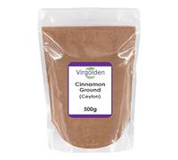 Cinnamon Ground (Ceylon) 500g by Virgolden - Perfect Powdered Seasoning for Cooking, Desserts, Tea, and Delights