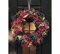 Cinnamon Pine Xmas Summer Door Wreath Spring Wreath 36cm Dibor Red One Size