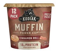 Cinnamon Roll Minute Muffins Power Cups - 100% Whole Grain, High Protein Muffins - Cinnamon Roll Breakfast Muffins Mix, 2.29 Ounce (Pack of 12)