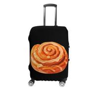 Cinnamon Rolls Pastry Luggage Cover Elastic Suitcase Protectors Anti-Scratch Fits 18-32 Inch Case