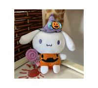 (Cinnamon ) Sanrio Hello Kitty Plush Keychain Halloween Pumpkin Lollipop Candy Design