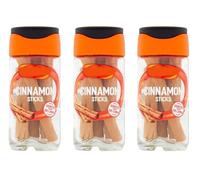 Cinnamon Sticks, Sourced from Sri Lanka, 13g Jar, Sourced from Sri Lanka, Packs of 3