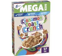 Cinnamon Toast Crunch Breakfast Cereals Crispy Cinnamon Muesli Mega Size 27oz