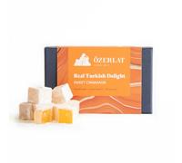 Cinnamon Turkish Delight by Ozerlat - Luxury Gourmet Artisan Dessert Sweets with Warm Spiced Flavour, Vegan & Gluten Free, Premium Gift Box, 200g