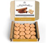 Cinnamon Wax Melts: 16 pcs Heart Shaped Cinnamon Candle Melts | Plastic & Cruelty Free | Vegan & Pet Friendly | Handmade in UK, Candle Alternative