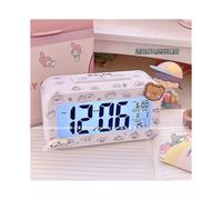 (Cinnamoroll-3) Kawaii Cinnamoroll My Melody Kuromi Desktop Night Light Electronic Led Alarm Clock Sanrioed Electronic Alarm Clock Gift For Kids