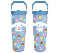 Cinnamoroll Donut 30oZ Pitcher, Official Licensed Reusable Drink Jug, Water and Juice Pitcher for Home, Parties, Outdoor Events, Fan Gift