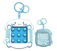 Cinnamoroll (Kawaii) Fidget Keychain, Official Licensed Character Keychain, Metal Keyring Accessory, Bag Charm, Collectible Gift For Fans, Keys, Backpack, Travel Use