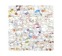 (Cinnamoroll) Sanrio Goo 100pcs Card Stickers Kuromi My Melody Notebook Water Bottles Suitcase