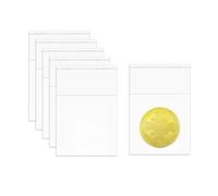 CinnanniC 1000 Count 1.5"x1.5" Clear Cellophane Plastic Bags Resealable Self Sealing Cello Bags 1mil Small OPP Poly Glassine Baggies for Earrings Cookie Bakery Beads Ring