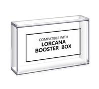 Cinnvoice 1 Pcs Acrylic Booster Box, Small Acrylic Display case Magnetic Display Boxes for Collectors