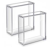 Cinnvoice 1 Pcs Acrylic Magnetic Case Compatible with TCG Booster Box Protective Case Stackable 4mm Thick Magnetic Closure Box Gifts for Collectors, Cards Not Included (Japanese Booster)