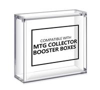 Cinnvoice Collector Booster Boxes, Compatible with MTG Collector Booster Boxes Acrylic Magnetic Case Protective Stackable for Collectors (1 Pcs,5.67 x 1.54 x 5.24 Inch)