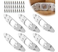 Cinnvoice Gable Light Clips Compatible with Govee H706, White, 6 Pack | Roof Gable Pitches, Outdoor Permanent Lights Install, Cable Management, Secure Wire Organizer, Mount on Wood