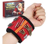 Cinnvoice Magnetic Wristband Christmas Stocking Stuffers for Men Funny Christmas Gift Box Mens White Elephant Exchange Ideas for Holding Screws Nails Dad Him Husband Who Have Everything Wants