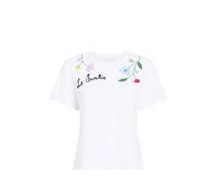 Cinq A Sept 3D Floral Vine T-shirt - White XXS-XS-S-M-L