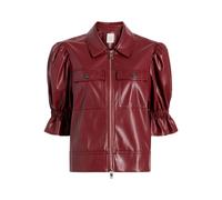 Cinq A Sept Holly puff-sleeve pocket jacket - Red XS-S-M-L-XL