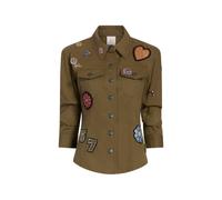 Cinq A Sept Love Patches Canyon jacket - Green XXS-XS-S-M-L