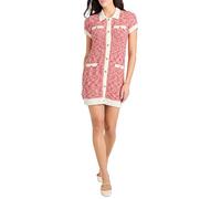 Cinq à Sept Women's Adelaide Dress, Red/Ivory, XL