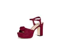 Cinq à Sept Women's Arianna Suede Platform Sandals, Berrywine, 8 UK