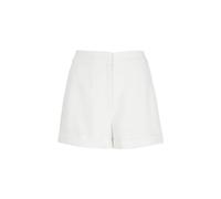 Cinq à Sept Women's Crepe Elaine Short, Ivory, 10