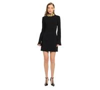 Cinq à Sept Womens Gold Brooches Ebby Dress, Black, 4