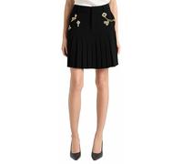 Cinq à Sept Womens Gold Brooches Mini Bane Skirt, Black, 8