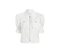 Cinq à Sept Women's Holly Parachute Jacket, White, XS