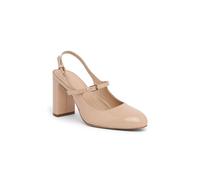 Cinq à Sept Women's Lola Patent Slingback Heel, Nude, 3 UK