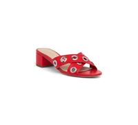 Cinq à Sept womens Maya Criss Cross Grommets Sandal, Bisou, 2 UK