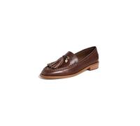 Cinq à Sept Women's Remi Leather Tassel Loafers, Dark Sepia, 5 UK