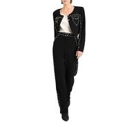 Cinq à Sept Women's Studded Olga Jacket, Black, 6
