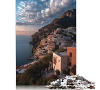 Cinque Terre (2) Wooden Jigsaw Puzzles for Adults Fun 300 Piece Education Game Toy Intellectual Game Home Decoration Stress Relief Relaxation And Intelligence 300pcs (40x28cm)