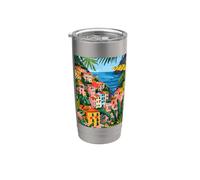 Cinque Terre Italy Minimalist Stainless Steel Insulated Tumbler