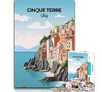 Cinque Terre Jigsaw Puzzles for Teenagers 2000 Jigsaws,Brain Intelligence Challenge Addictive Toys for Home Decoration 70x100cm