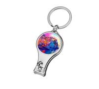 Cinque Terre Manarola Italy Trendy Nail Clippers Metal Heavy Duty Sharp Toenail Fingernail Cutter with Nail File